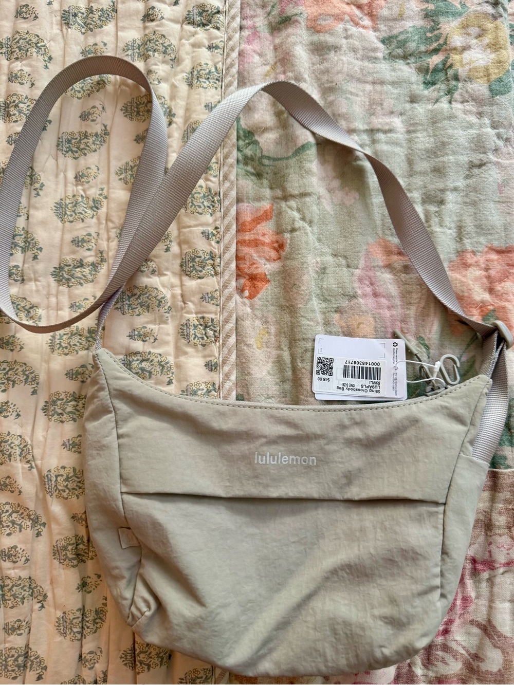 lululemon athletica Light Beige Crossbody Bag